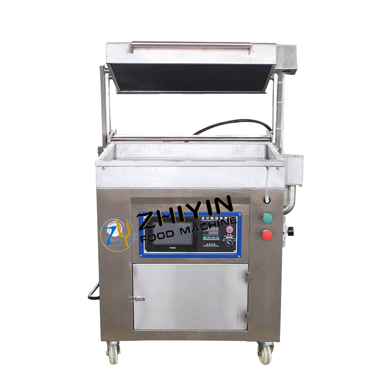 Automatic vacuum packing machine for steak and shrimp tail coated aquatic products